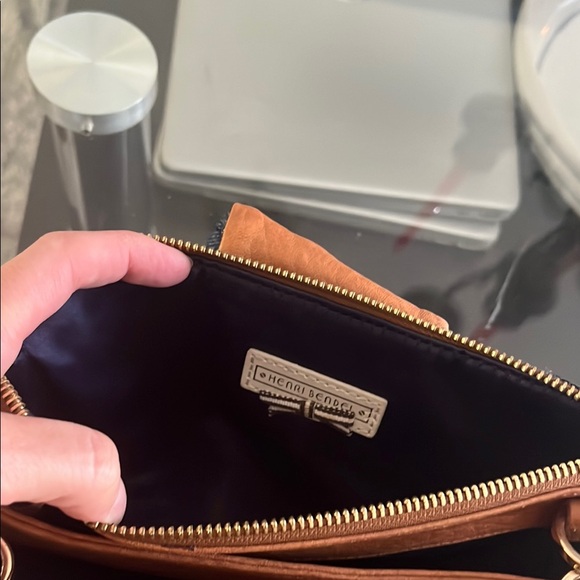 Henri Bendel Navy and Tan Shoulder Bag - Picture 4 of 7